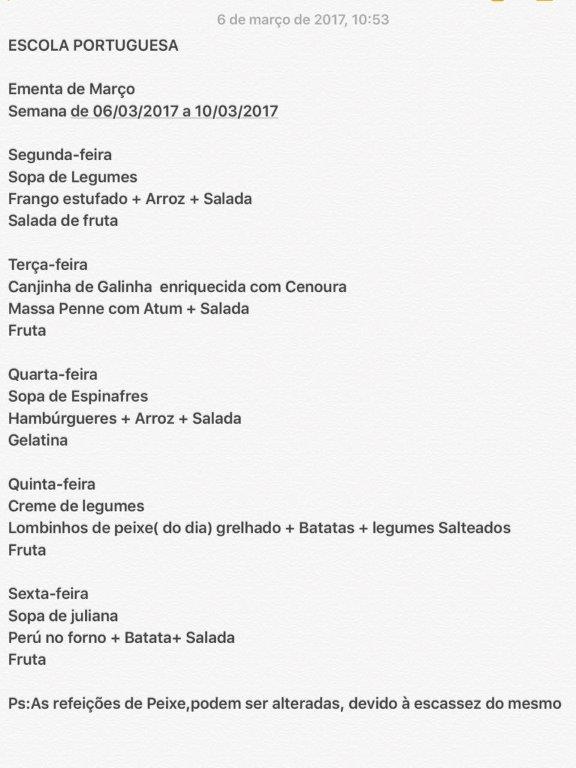 EMENTA DE 6 DE MARÇO A 10 DE MARÇO
